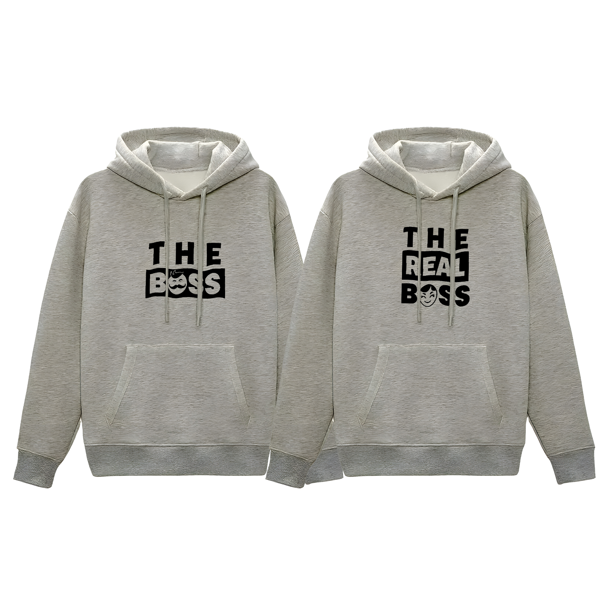 Men's & Women's winter hoodie (2pcs)