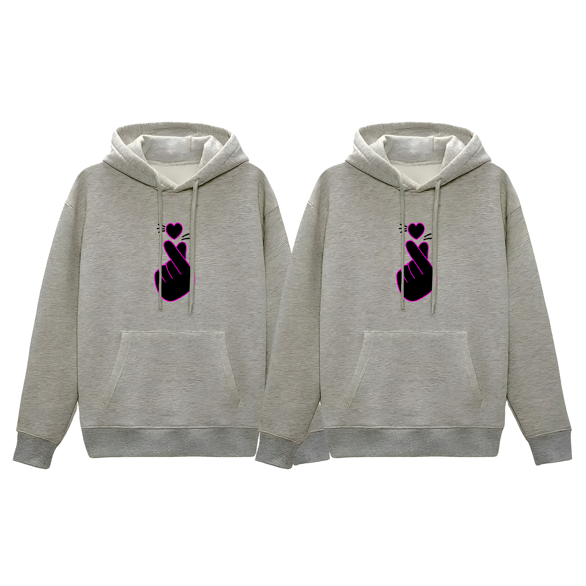 Men's & Women's winter hoodie (2pcs)