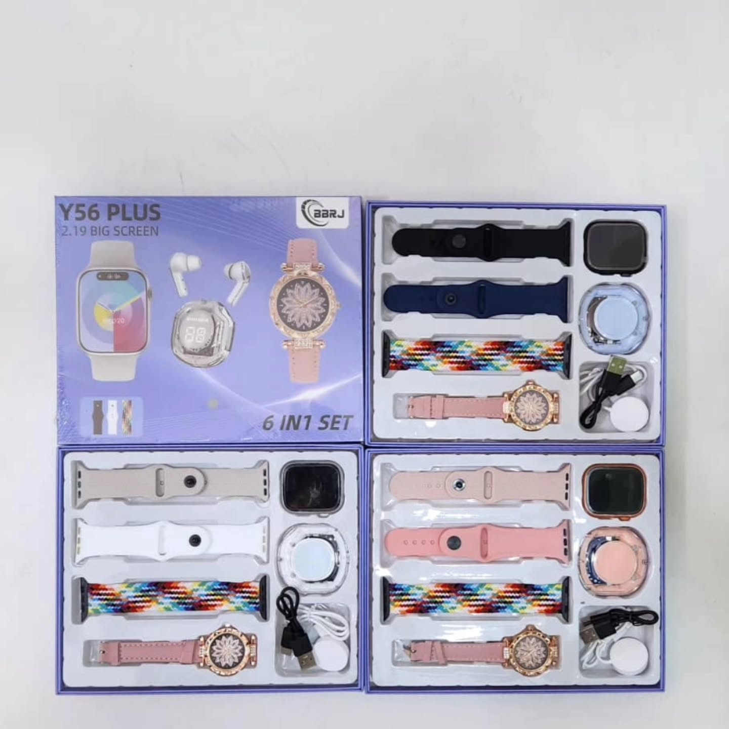 Y56 Plus Smartwatch Combo 