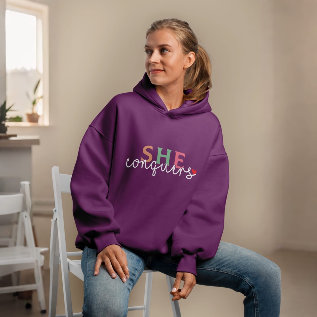 Premium Comfortable Stylish  Ladies winter hoodie