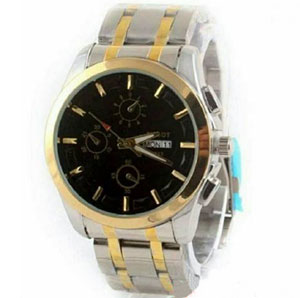 Stainless Steel Chronograph Watch for Men