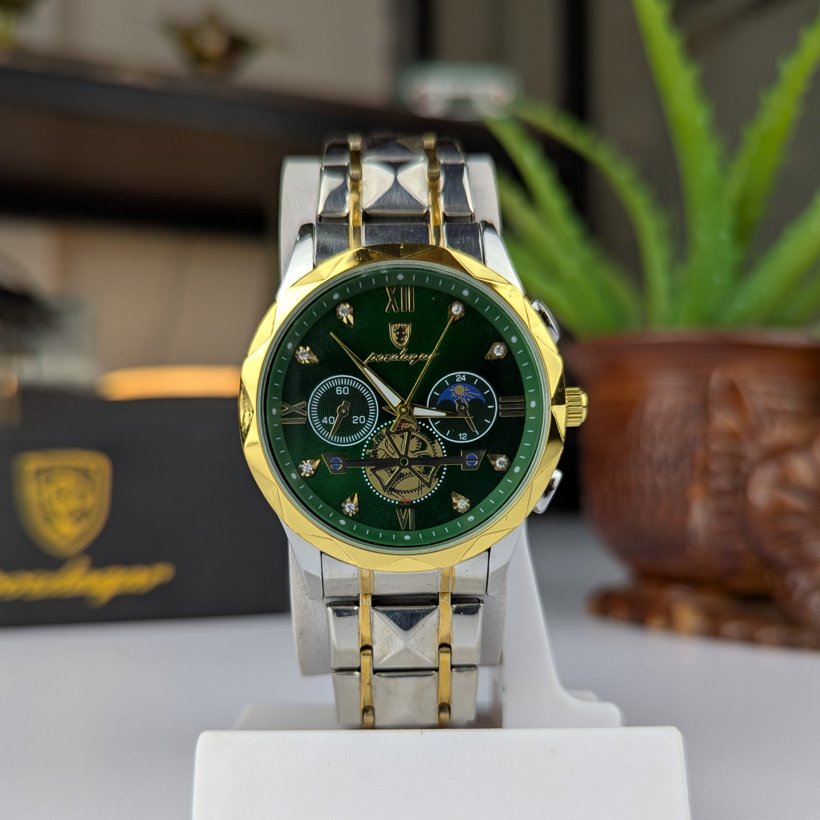 POEDAGAR 996 Luxury Man Luminous Chronograph Watch