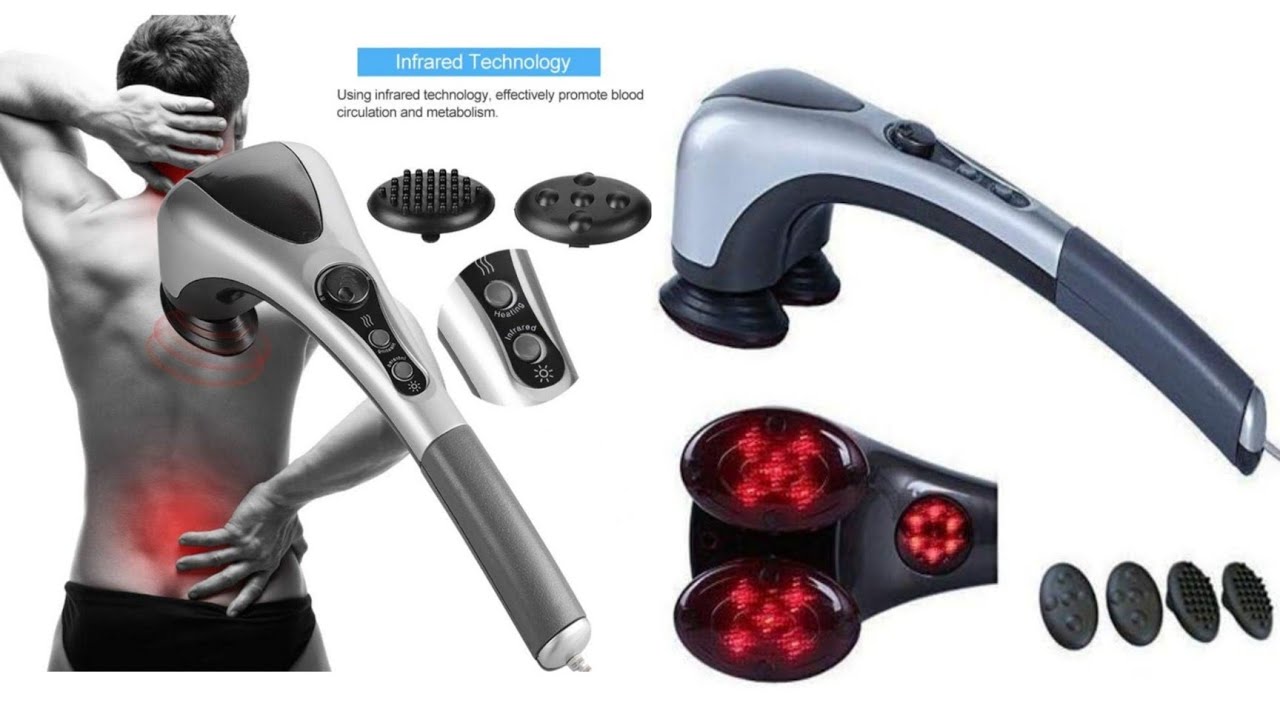 Double Heads Heating Massager