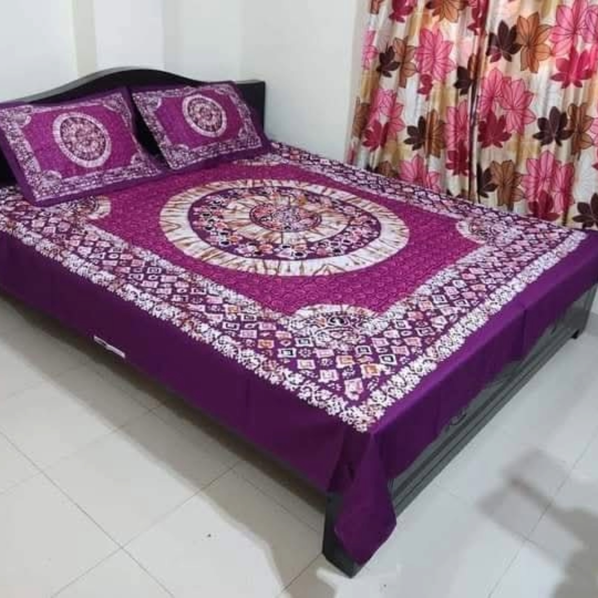 Luxury Panel Cotton Bed Sheet