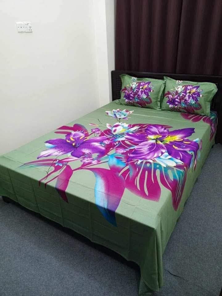 Luxury Panel Cotton Bed Sheet