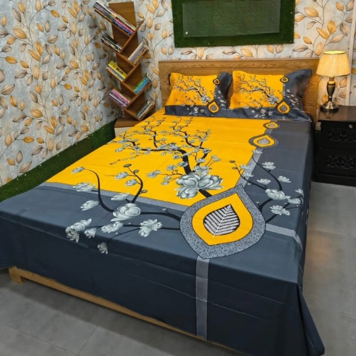 Luxury Panel Cotton Bed Sheet