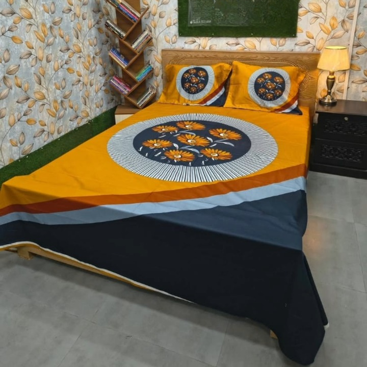 Luxury Panel Cotton Bed Sheet