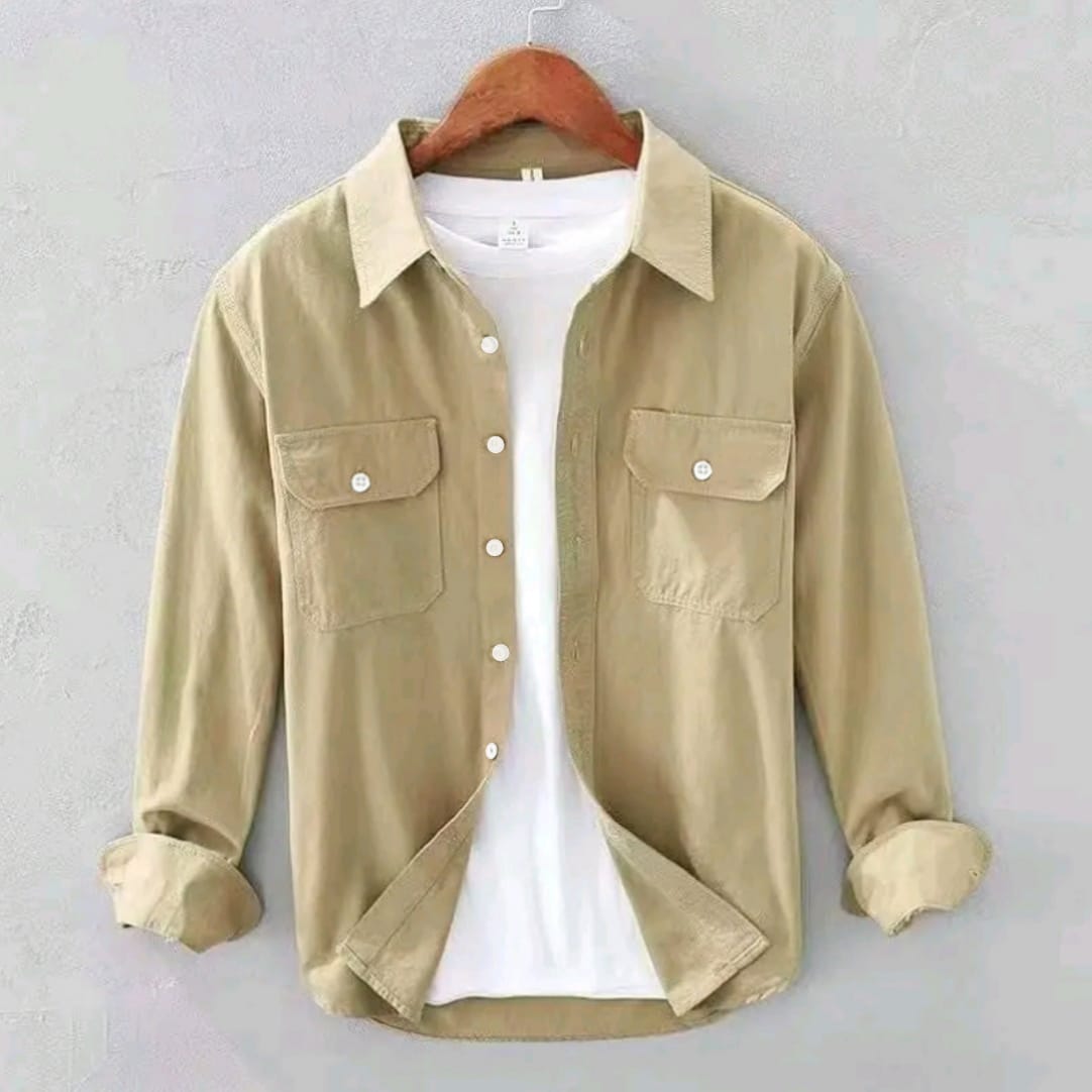 Full sleeve double pocket Shirt