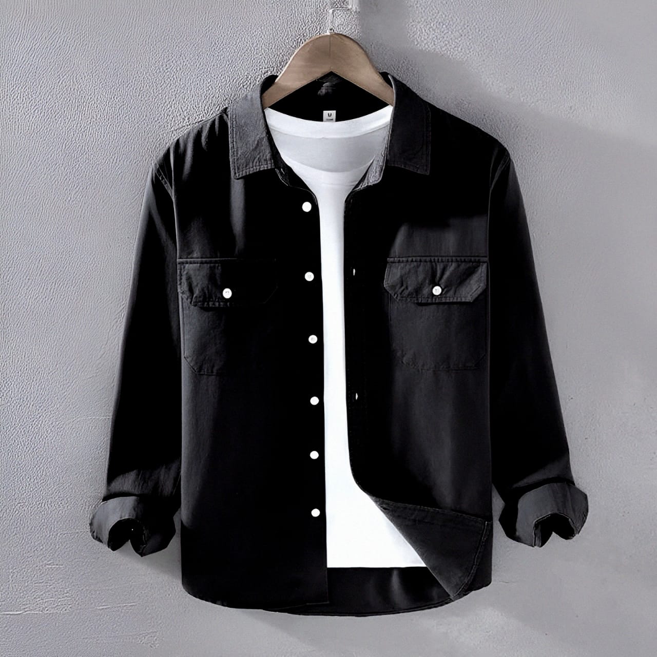 Full sleeve double pocket Shirt